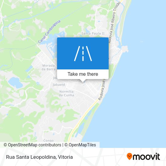 Rua Santa Leopoldina map