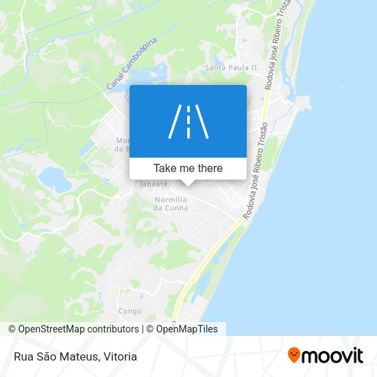 Rua São Mateus map
