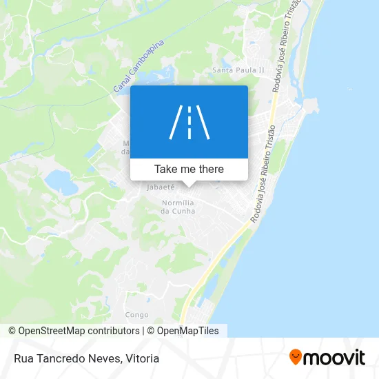 Rua Tancredo Neves map
