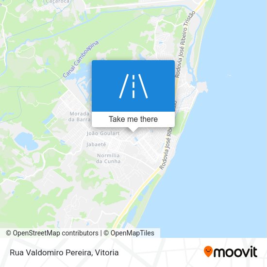 Rua Valdomiro Pereira map
