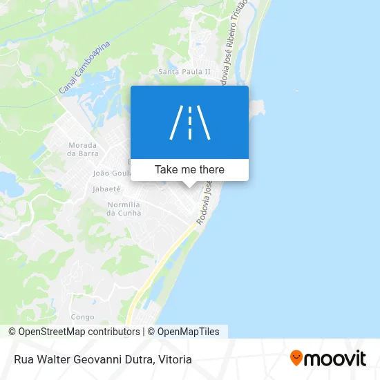 Rua Walter Geovanni Dutra map