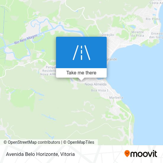 Avenida Belo Horizonte map