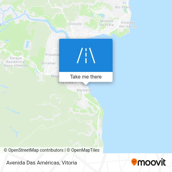 Avenida Das Américas map