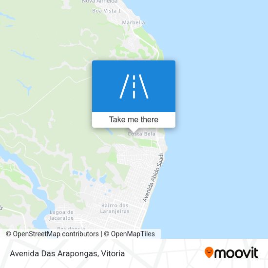 Avenida Das Arapongas map