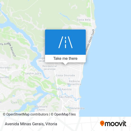 Avenida Minas Gerais map