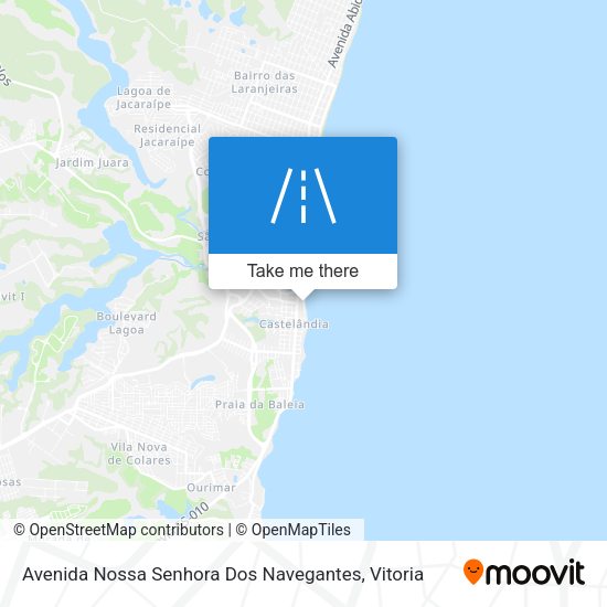 Avenida Nossa Senhora Dos Navegantes map