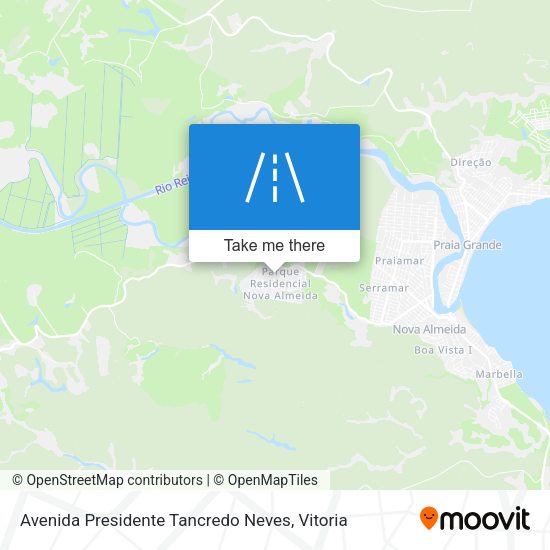 Avenida Presidente Tancredo Neves map