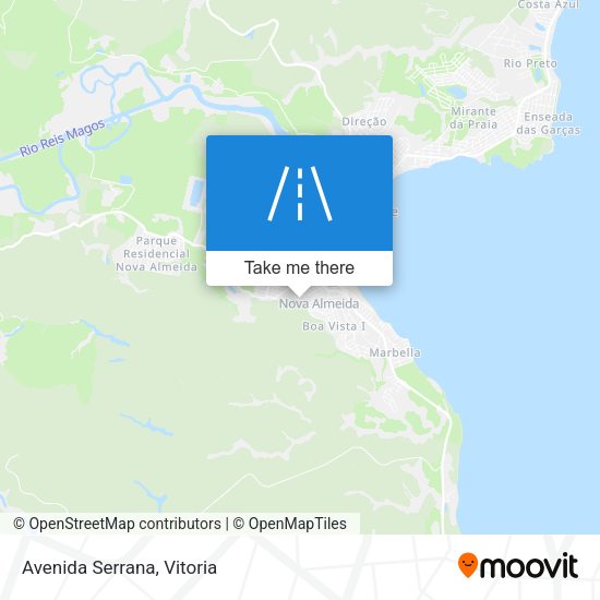 Avenida Serrana map