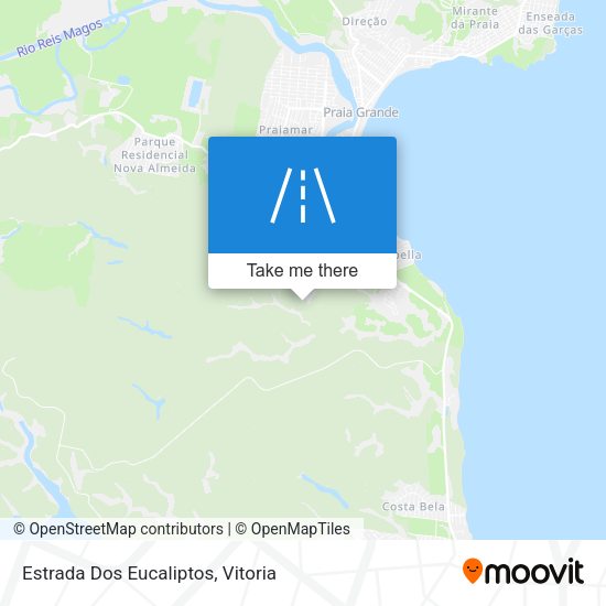 Estrada Dos Eucaliptos map