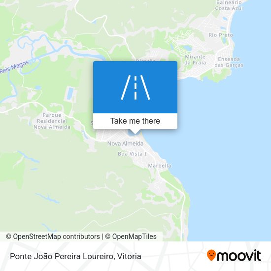 Ponte João Pereira Loureiro map