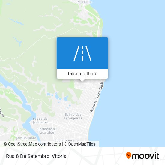 Rua 8 De Setembro map