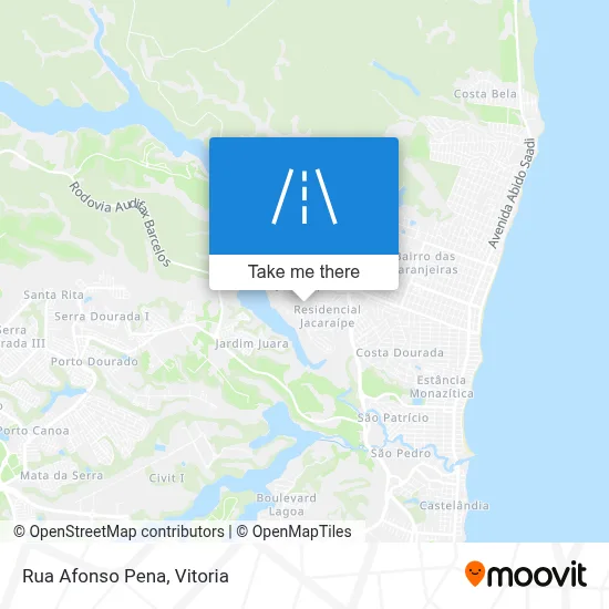 Rua Afonso Pena map