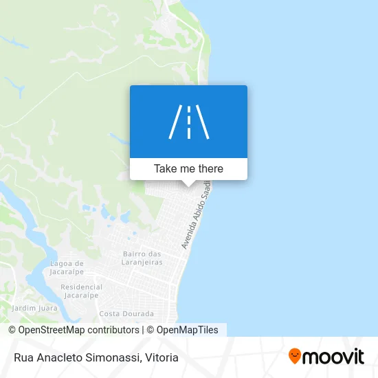 Rua Anacleto Simonassi map