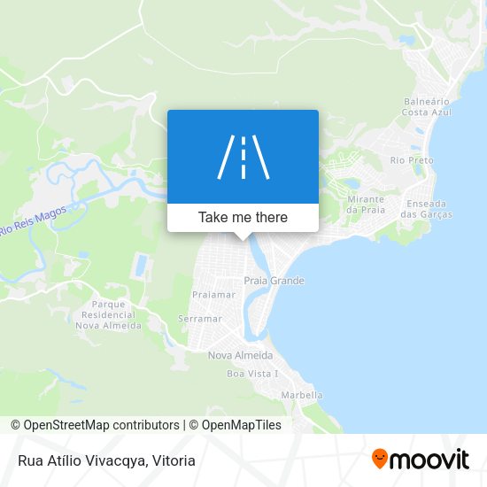 Rua Atílio Vivacqya map