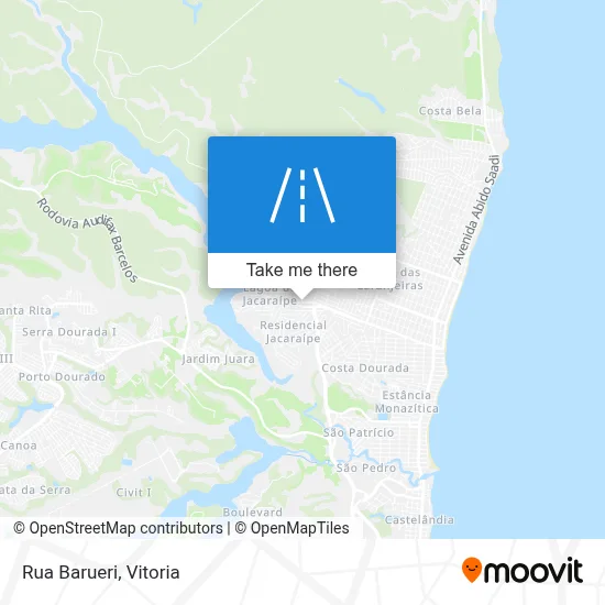 Rua Barueri map