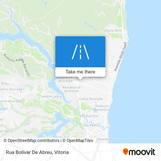 Rua Bolivar De Abreu map