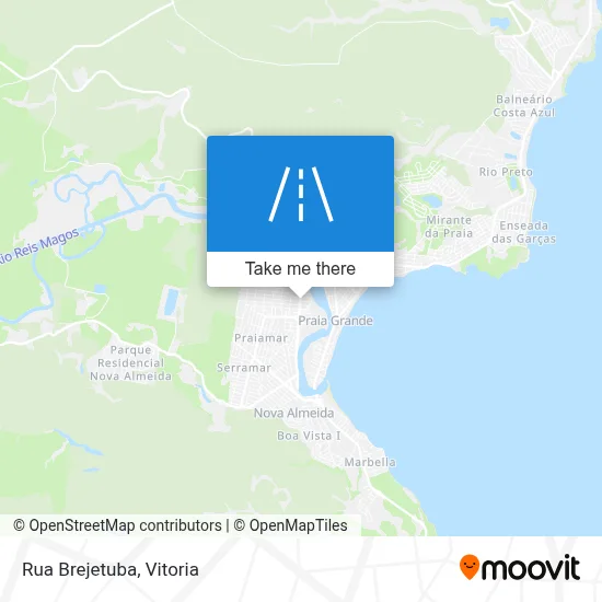 Rua Brejetuba map
