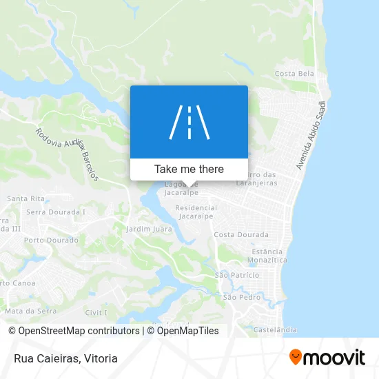 Rua Caieiras map