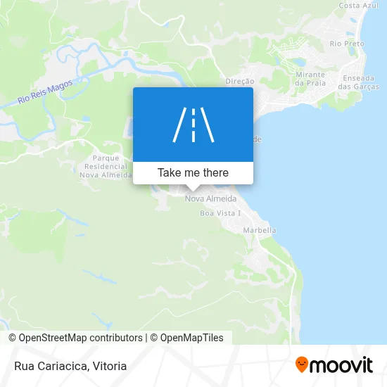 Rua Cariacica map