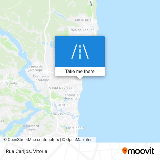 Rua Carijós map