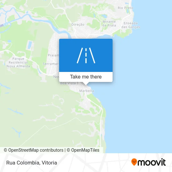 Rua Colombia map