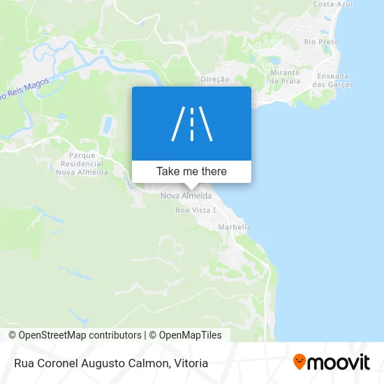 Rua Coronel Augusto Calmon map