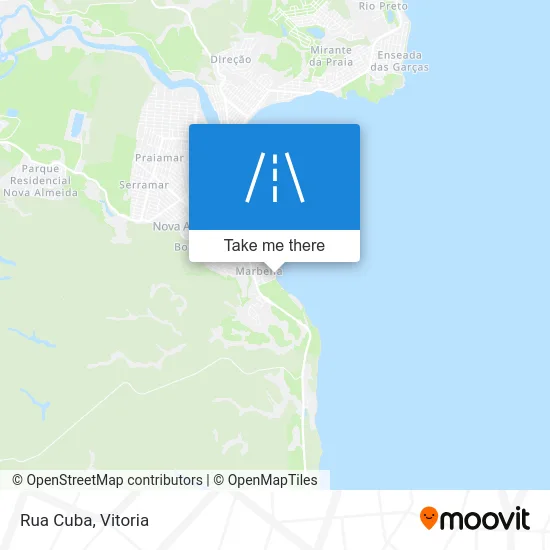 Rua Cuba map