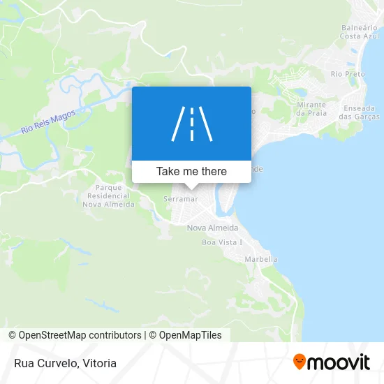 Rua Curvelo map