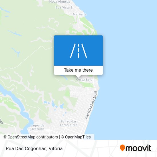 Rua Das Cegonhas map