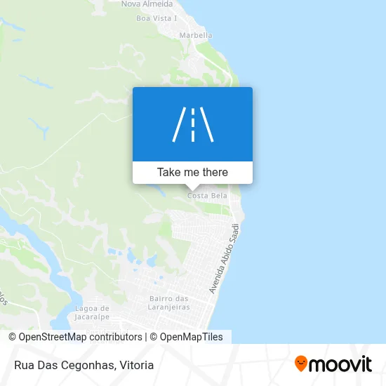 Rua Das Cegonhas map