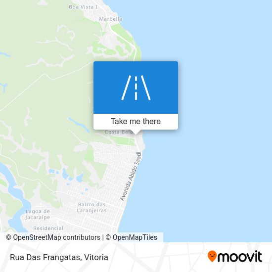 Rua Das Frangatas map