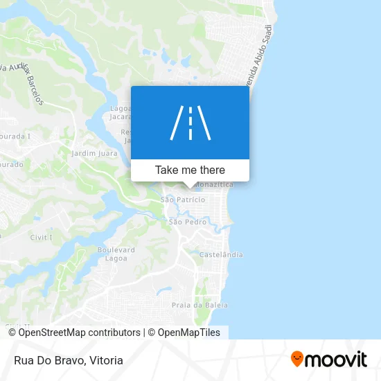 Rua Do Bravo map