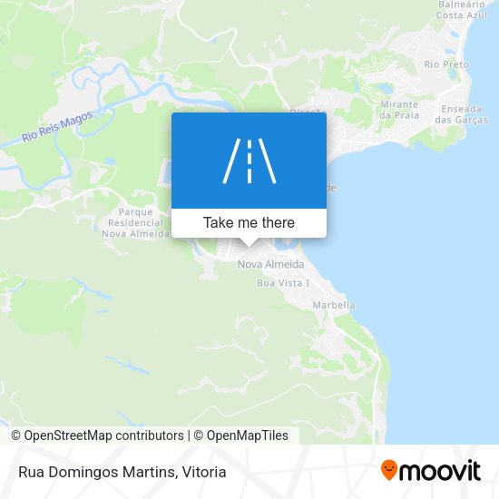 Rua Domingos Martins map