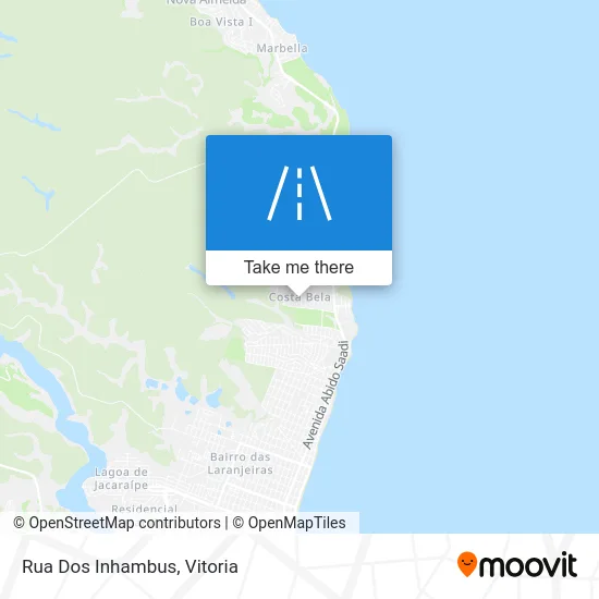 Rua Dos Inhambus map