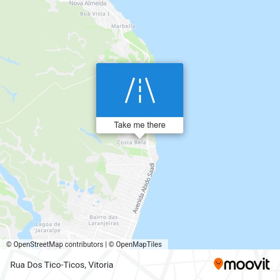 Rua Dos Tico-Ticos map