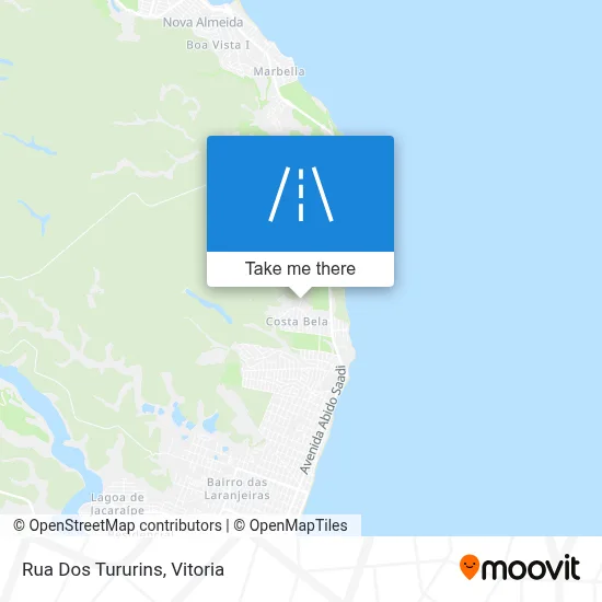 Rua Dos Tururins map