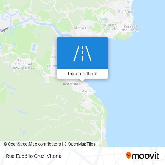 Rua Eudólio Cruz map