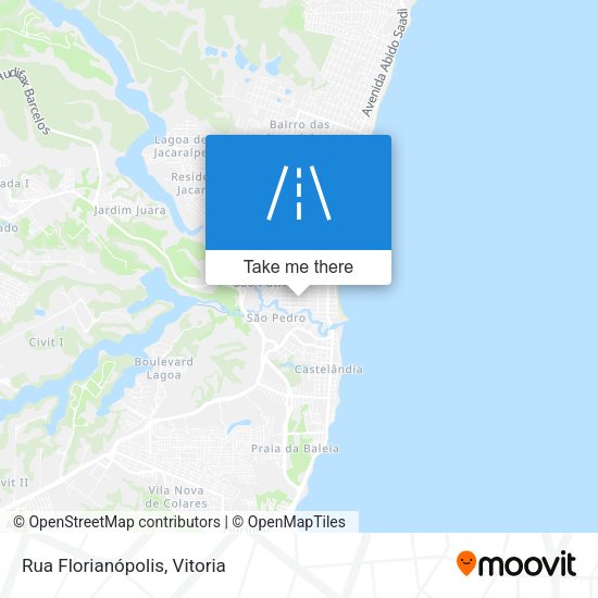 Rua Florianópolis map