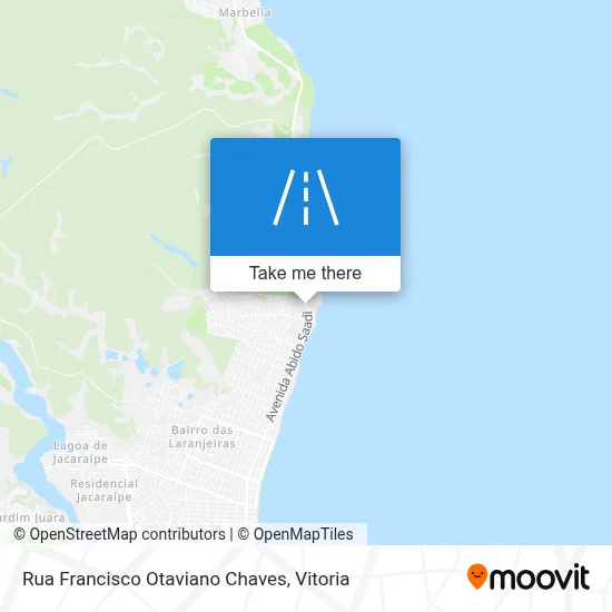Rua Francisco Otaviano Chaves map