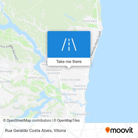 Rua Geraldo Costa Alves map