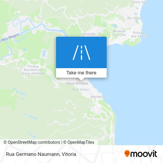 Rua Germano Naumann map