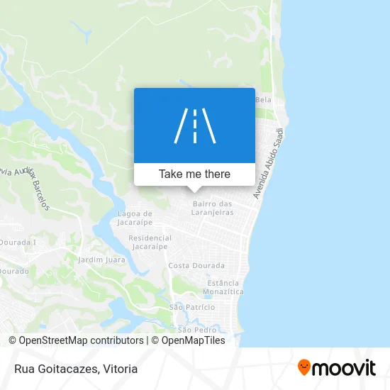 Rua Goitacazes map
