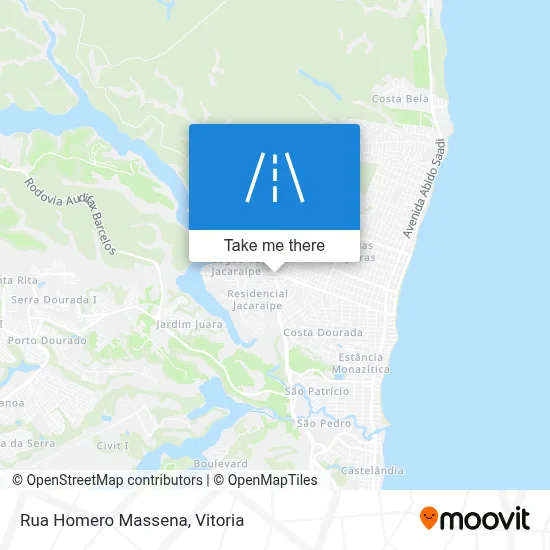 Rua Homero Massena map