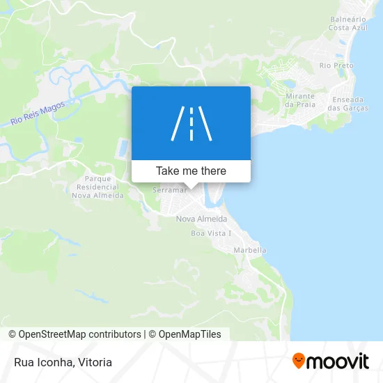 Rua Iconha map