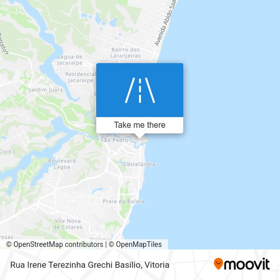 Rua Irene Terezinha Grechi Basílio map