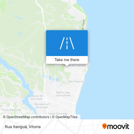 Rua Itanguá map