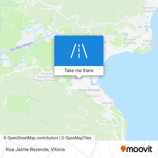 Rua Jaime Rezende map