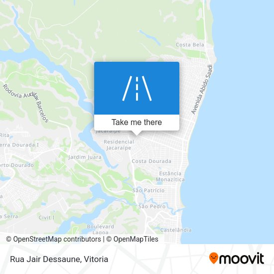 Rua Jair Dessaune map