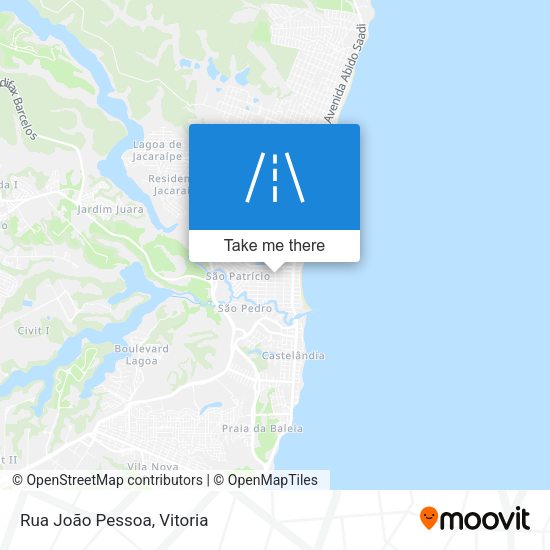 Rua João Pessoa map