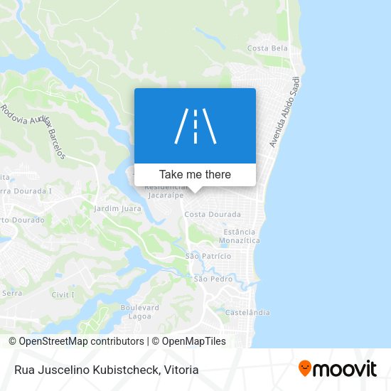 Rua Juscelino Kubistcheck map